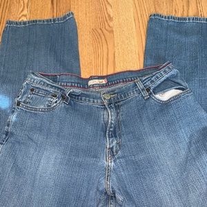 Levi’s short baggy jeans medium blue wash